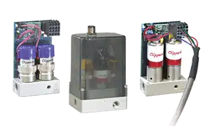 Miniature tryk og flow controllers